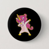 Badge Rond 5 Cm Dabbing Unicorn (Devant)
