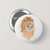 Badge Rond 5 Cm Dachshund (Devant & derrière)