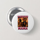 Badge Rond 5 Cm Dachshund Mama (Devant & derrière)