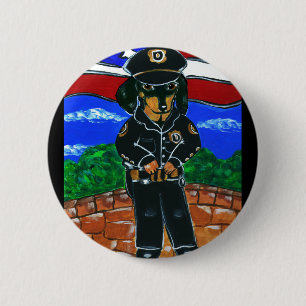 Badge Rond 5 Cm Dachshunds
