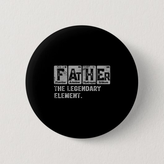 Badge Rond 5 Cm Dad And Son Matching Fathers Day Cool Family Scien (Devant)