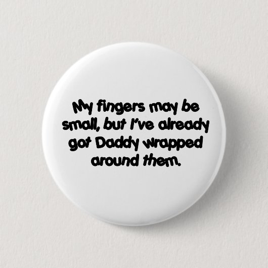 Badge Rond 5 Cm Daddy&apos ; s enveloppé (Devant)