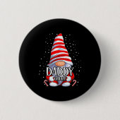 Badge Rond 5 Cm Daddy Gnome Christmas Pajamas Matching Family Grou (Devant)