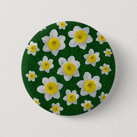 Badge Rond 5 Cm Daffodiques de printemps (Devant)