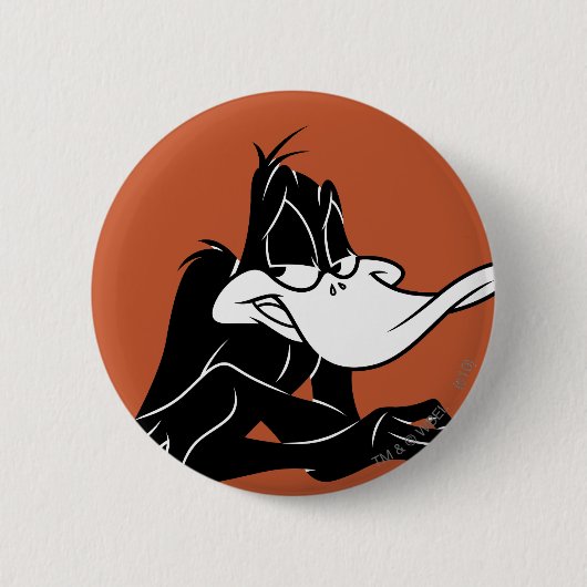 Badge Rond 5 Cm DAFFY DUCK™ Fermer (Devant)