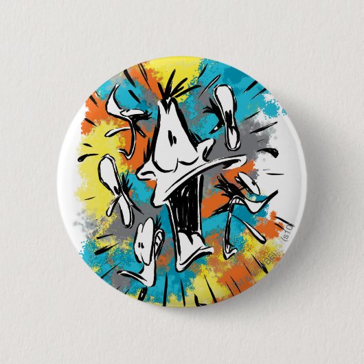 Badge Rond 5 Cm DAFFY DUCK™ Oh My Quaaak (Devant)