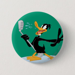 Badge Rond 5 Cm DAFFY DUCK™ Singing