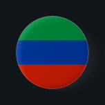 Badge Rond 5 Cm Daguestan<br><div class="desc">Drapeau patriotique du Daghestan.</div>