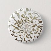 Badge Rond 5 Cm Dahlia Flower Button (Devant)
