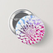 Badge Rond 5 Cm Dahlia flower button - violet tones (Devant & derrière)
