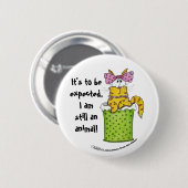 Badge Rond 5 Cm Dainty Garbage Kitty (Devant & derrière)