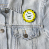 Badge Rond 5 Cm Daisy Mandala Modèle 25 (En situation)