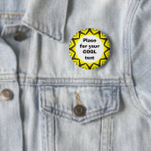 Badge Rond 5 Cm Daisy Mandala Modèle 28 (En situation)