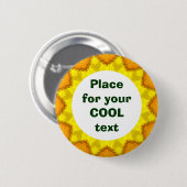Badge Rond 5 Cm Daisy Mandala Modèle 30 (Devant & derrière)
