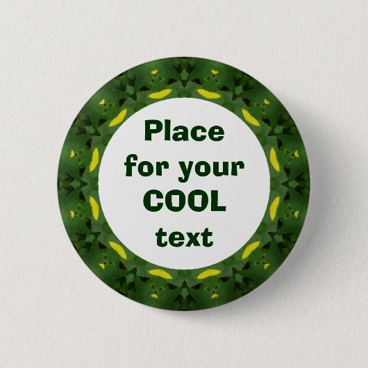 Badge Rond 5 Cm Daisy Mandala Modèle 37 (Devant)