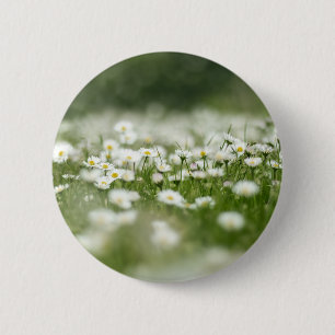Badge Rond 5 Cm Daisy Meadow