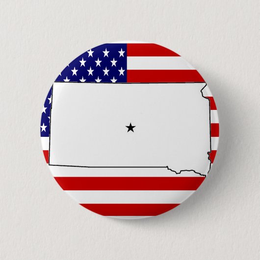 BADGE ROND 5 CM DAKOTA SUD (Devant)