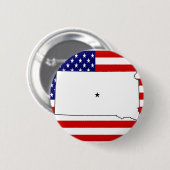 BADGE ROND 5 CM DAKOTA SUD (Devant & derrière)