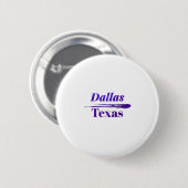 Badge Rond 5 Cm Dallas Texas (Devant & derrière)