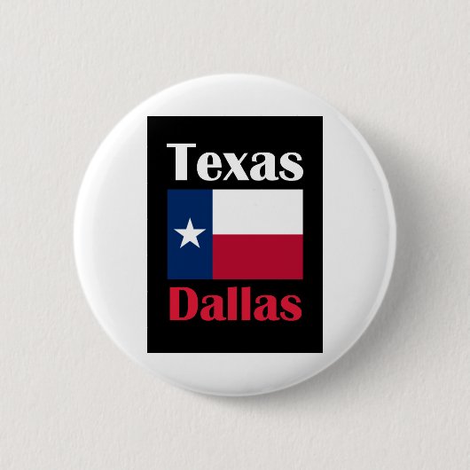 Badge Rond 5 Cm Dallas TX (Devant)