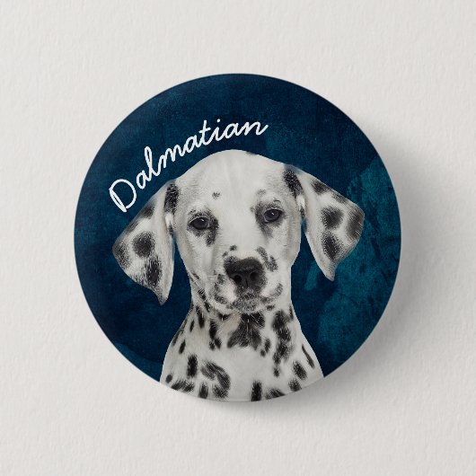 Badge Rond 5 Cm Dalmatien (Devant)