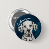 Badge Rond 5 Cm Dalmatien (Devant & derrière)