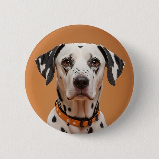 Badge Rond 5 Cm Dalmatien (Devant)