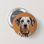 Badge Rond 5 Cm Dalmatien (Devant & derrière)