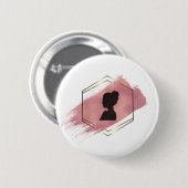 Badge Rond 5 Cm Dame Bliss (Devant & derrière)