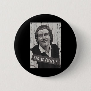 Badge Rond 5 Cm Dame de faire drôle humour bavardage 
