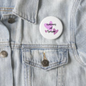 Badge Rond 5 Cm Dame de honneur (En situation)