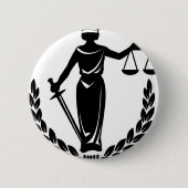 BADGE ROND 5 CM DAME JUSTICE CIE. (Devant)