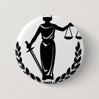 BADGE ROND 5 CM DAME JUSTICE CIE.