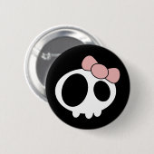 Badge Rond 5 Cm Dame obscure (Devant & derrière)