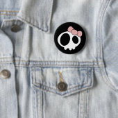 Badge Rond 5 Cm Dame obscure (En situation)