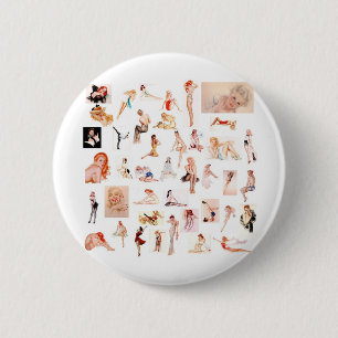 Badge Rond 5 Cm Dames de dames de dames !
