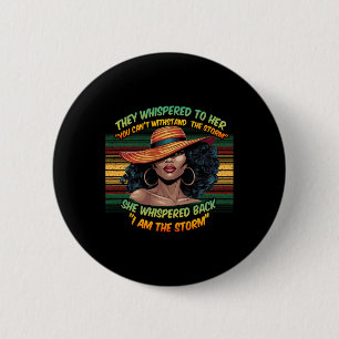 Badge Rond 5 Cm Dames Noires Africaines Américaines Fières Histoir