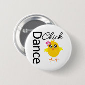 Badge Rond 5 Cm Dance Chick (Devant & derrière)