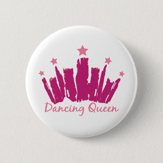 Badge Rond 5 Cm Dancing Queen (Devant)