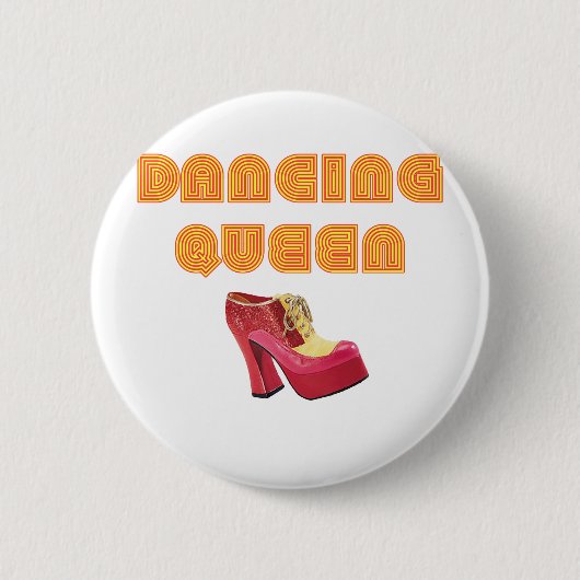 Badge Rond 5 Cm Dancing Queen (Devant)