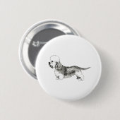Badge Rond 5 Cm Dandie Dinmont Terrier (Devant & derrière)