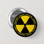 Badge Rond 5 Cm Danger (Devant & derrière)