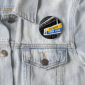 Badge Rond 5 Cm Danger Ne pas fermer le panneau (En situation)