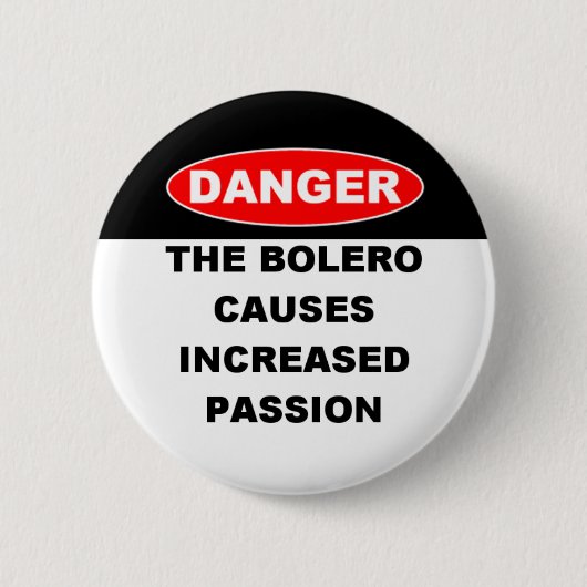 Badge Rond 5 Cm Dangers des boutons de boléro (Devant)