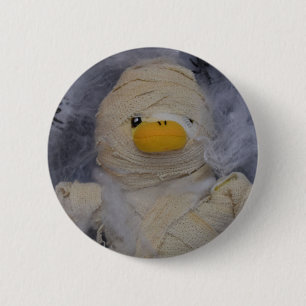Badge Rond 5 Cm Danny Duck la Momie