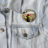 Badge Rond 5 Cm Danny Duck le bouton pirate (En situation)