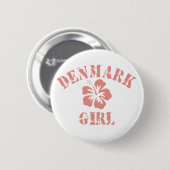 Badge Rond 5 Cm Danoise Rose (Devant & derrière)