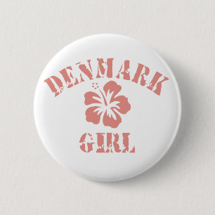 Badge Rond 5 Cm Danoise Rose