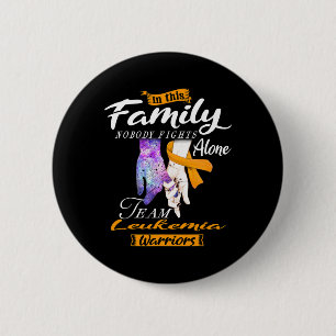 Badge Rond 5 Cm Dans Cette Famille Personne ne combat seul Team Le