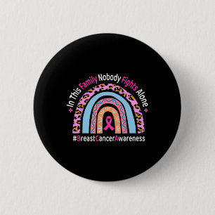 Badge Rond 5 Cm Dans Cette Famille, Personne Ne Lutte Seul Cancer